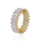 Fashion Square Zircon Ring Ring