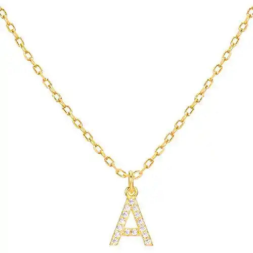 Letters Diamonds Necklace