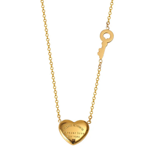 Love Heart Pendant Necklace