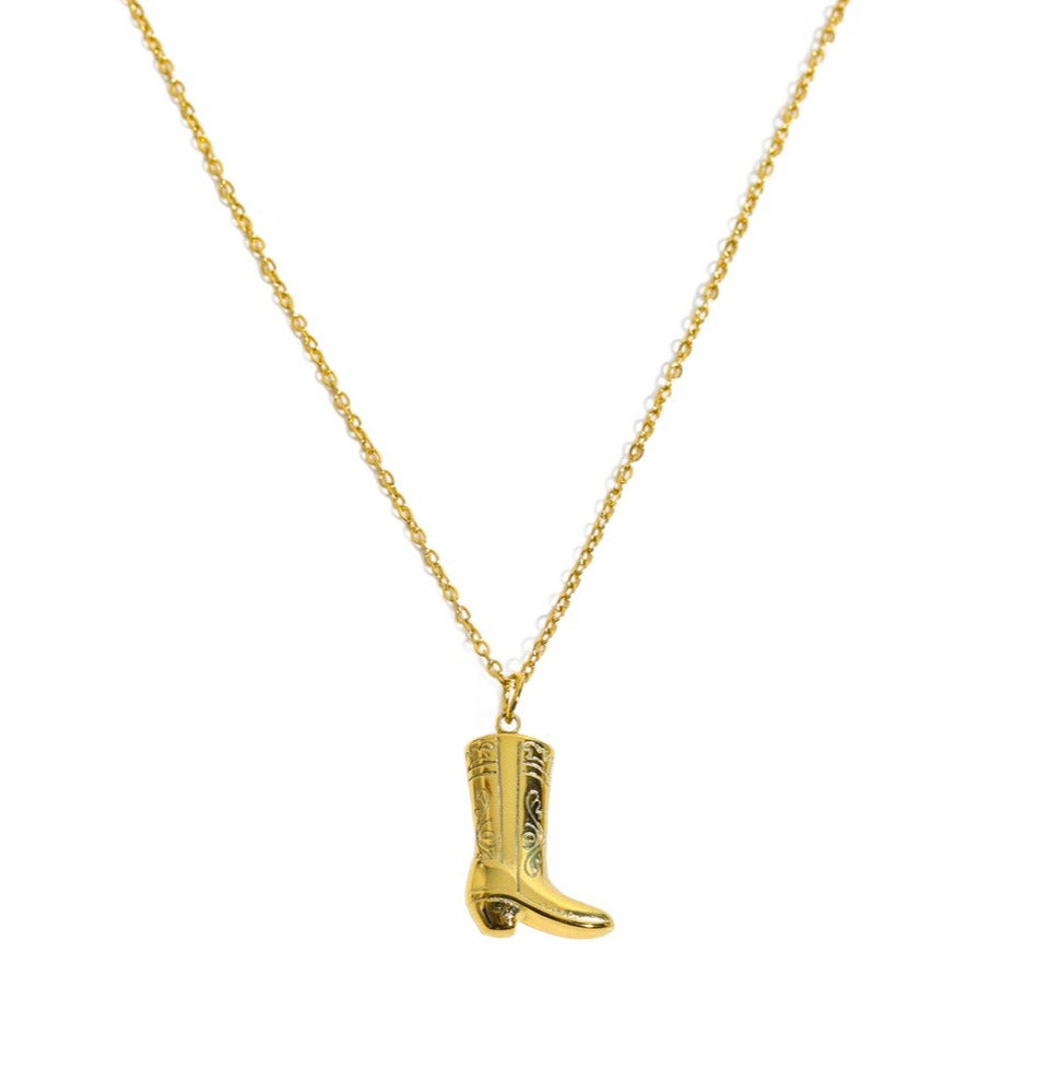 Boots Pendant Necklace