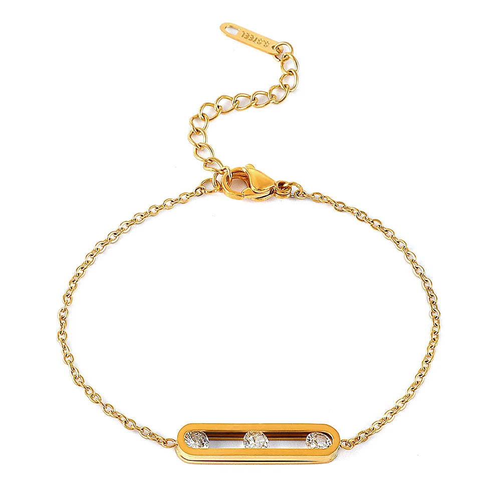 Rectangular Pendant Bracelet