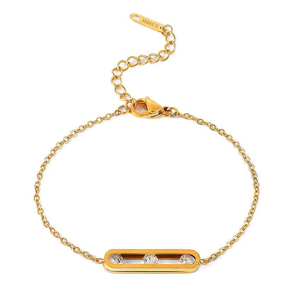 Rectangular Pendant Bracelet