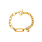 Add a touch of elegance to your jewelry collection with our stunning Oval Link Chain Bracelet with Heart Charm Dangle, expertly crafted by Camco Jewelry. The sleek and modern design is perfect for both casual and formal occasions, and the high-quality materials ensure long-lasting wear and comfort. The heart charm dangle adds a touch of whimsy and romance to this timeless piece. Order now and elevate your style game with this chic and versatile accessory