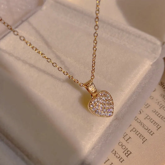 Heart Diamond Necklace