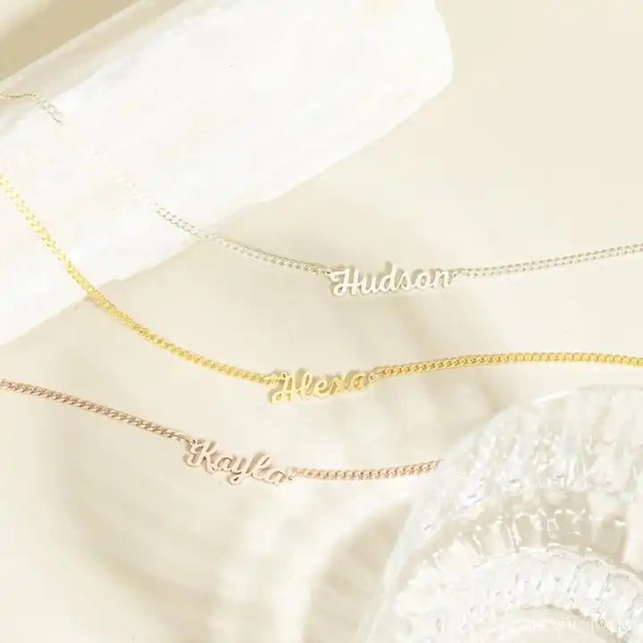 Enhance your style with our Stainless Steel Personalized Name Choker—a chic accessory blending modern elegance and individuality for a distinctive look.