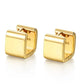 925 Sterling Silver Square Wide Version Earrings Jewelry Fashion Jewelry