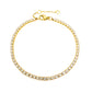 Stainless steel zircon tennis bracelet for women bridal jewelry