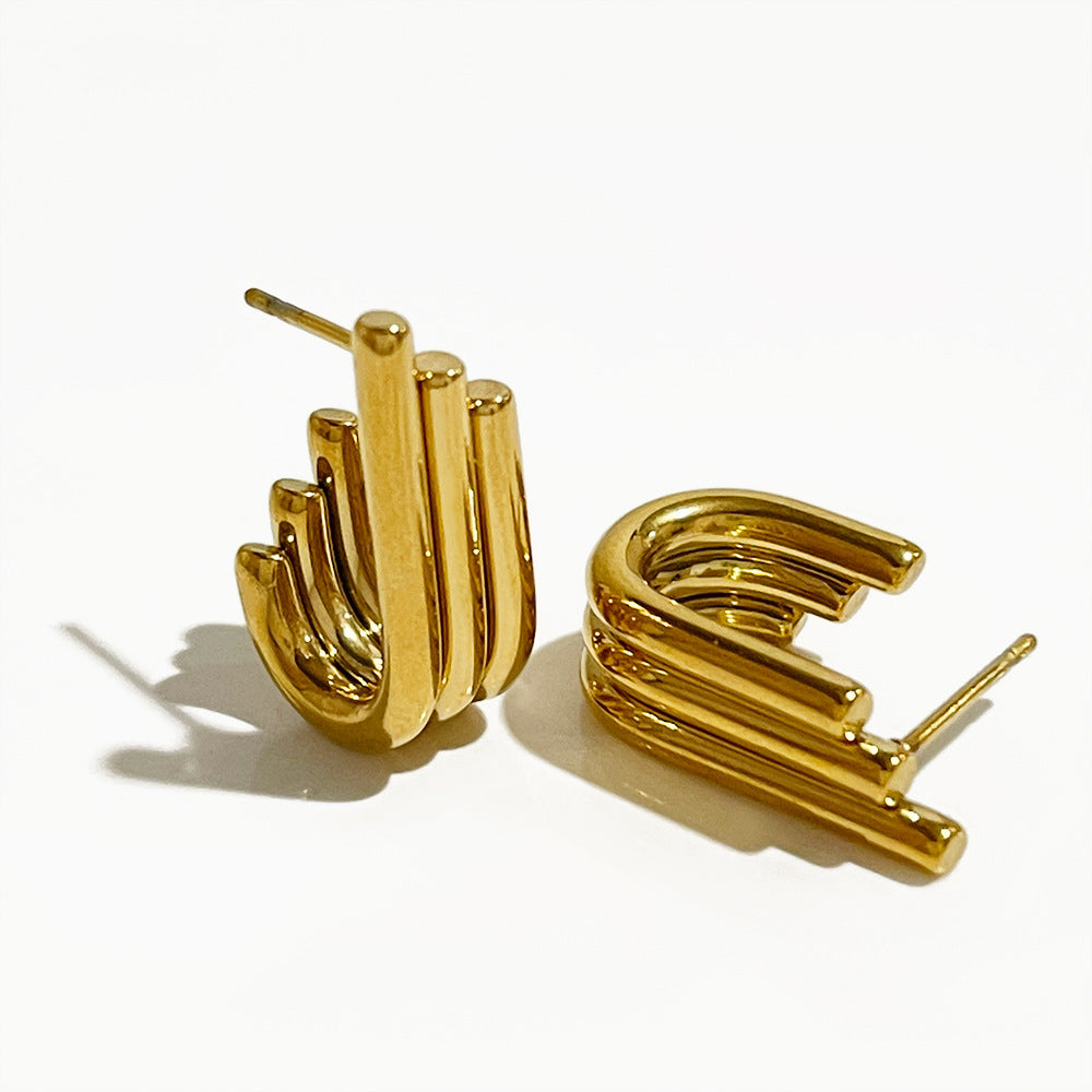 The Aria Earrings gold wing earrings Purajoia