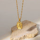 Durable stainless steel angel wings pendant necklace tarnish resistant