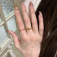 The Rubis Ring red zircon gold ring Purajoia view 3