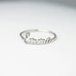 Elegant personalized name ring stainless steel classic design