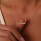 Women’s personalized jewelry stainless steel custom signature necklace