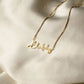 Classic engraved name necklace waterproof personalized jewelry