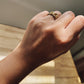 Elegant women’s Cuban chain ring versatile fashion accessory