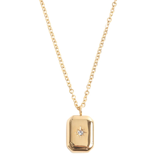 Cube Rock Sugar Flash Diamond clavicle necklace women’s jewelry