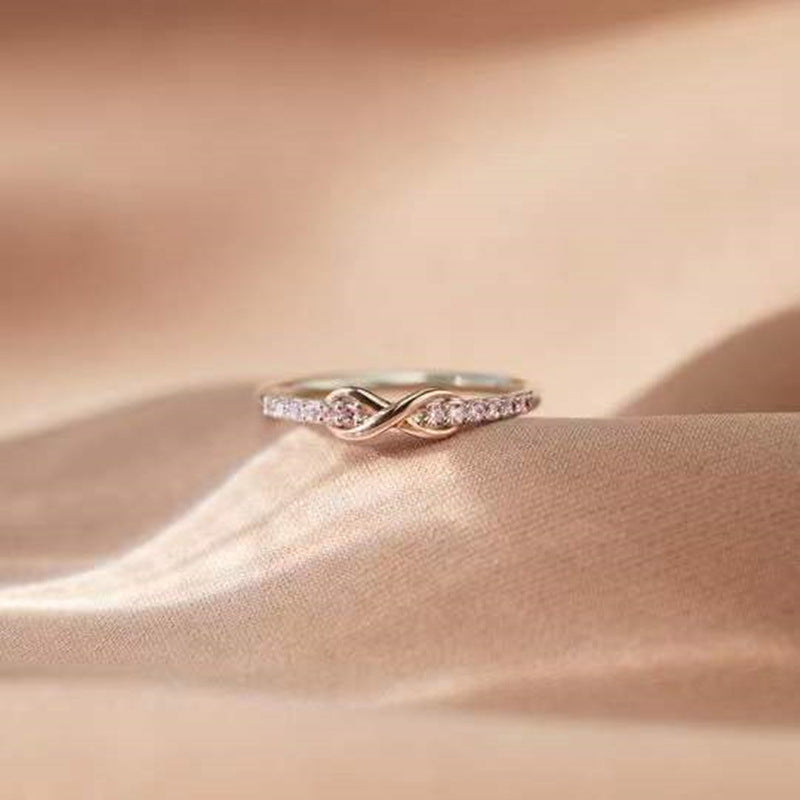 Women's Small and Lucky Silver Ring displayed with subtle elegance, blending charm and fortune in a timeless accessory.