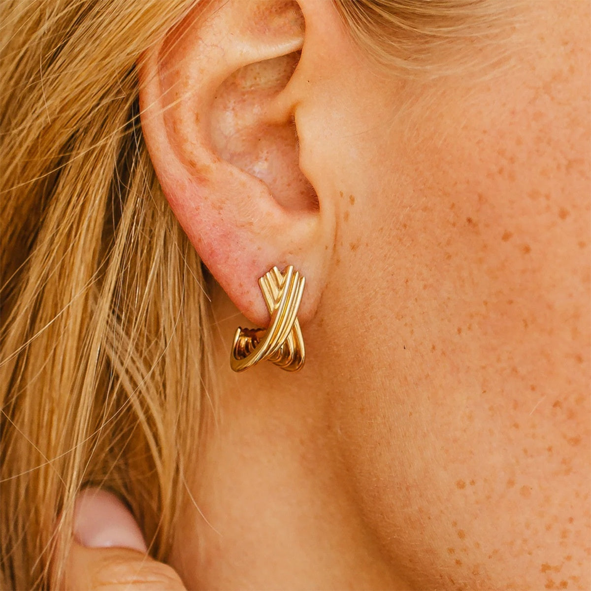 The Trio Hoop Set round hoop earring set Purajoia