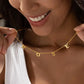 Women’s fashion jewelry personalized stainless steel letter necklace