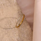 Women’s fashion jewelry petite round crystal rings elegant design