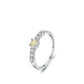 S925 sterling silver sugar cube ring dainty women’s jewelry