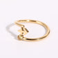 Evergreen zircon stainless steel ring elegant women’s jewelry