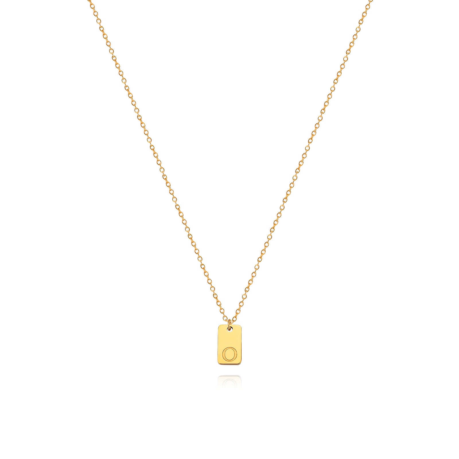 Letter Pendant Necklace