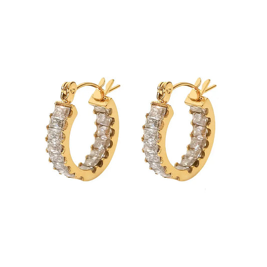 Elegant stainless steel initial bracelet with gold finish