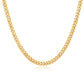 Gold plated stainless steel thick Cuban chain bold jewelry