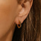 Intreccio Twist Stud Earrings with woven geometric design, view 2 | PURAJOIA
