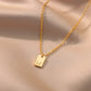 Letter Pendant Necklace