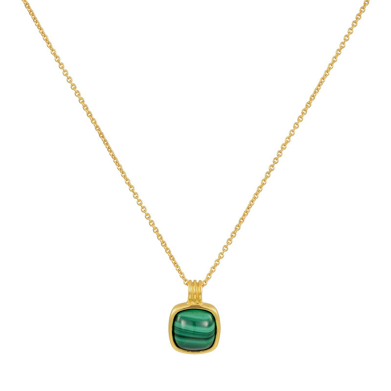 Natural stone women’s collarbone necklace elegant jewelry