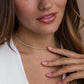 Nora Necklace zircon tennis necklace in stainless steel for women