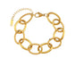 Oval cable loop bracelet elegant women’s jewelry timeless style