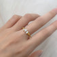 Perla Twist Ring with natural freshwater pearl, view 2 | PURAJOIA