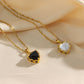 Elegant stainless steel necklace with contemporary design