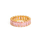 Timeless women’s ring cubic zirconia stainless steel design