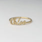 Stainless steel custom name ring elegant personalized jewelry