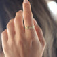 Durable stainless steel ring with engraved name or initials
