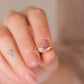 Women’s fashion jewelry stainless steel engraved name ring