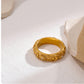 Star Moon Sun Ring stainless steel zircon celestial jewelry for women