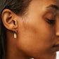 Sterling silver geometric star octagram stud earrings elegant design
