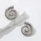 Timeless women’s geometric stud earrings 18K gold plated finish