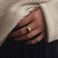 Women’s stainless steel ring vintage finger design stylish jewelry