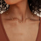 Zircon pendant necklace elegant women’s jewelry piece