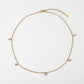Women’s fashion jewelry zircon pendant necklace delicate chain