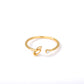 Golden Stainless Steel Unisex Ring - Versatile and Durable