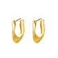 Cold Wind C-shaped Twisted Earrings 