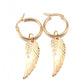  Elevate Your Look with Stainless Steel Feather Earrings