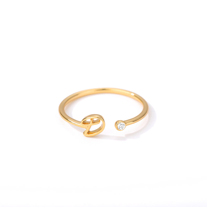 Golden Stainless Steel Unisex Ring - Versatile and Durable