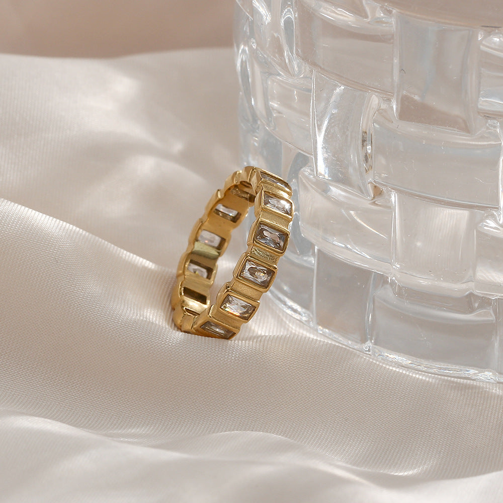 22k Gold Ring Beautiful Multi Stone Studded Ladies Jewelry Select Size Ring  36 | eBay